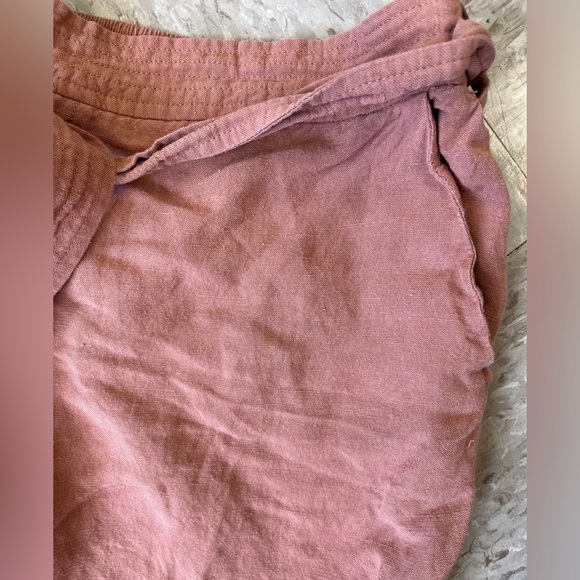 Hatch Venice Linen Blend Paper Bag Waist Pull On Pant sz 8-10 (Hatch 2) - Picture 6 of 15